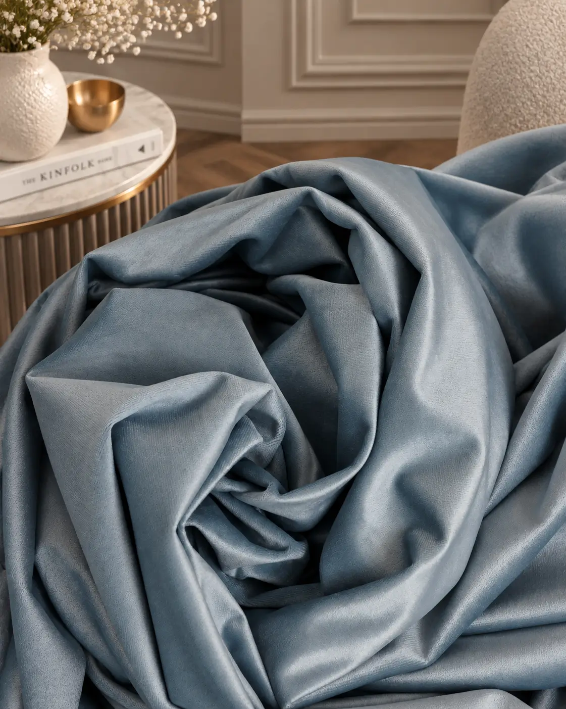 Шторы Polinari Dusty Denim для гостиной