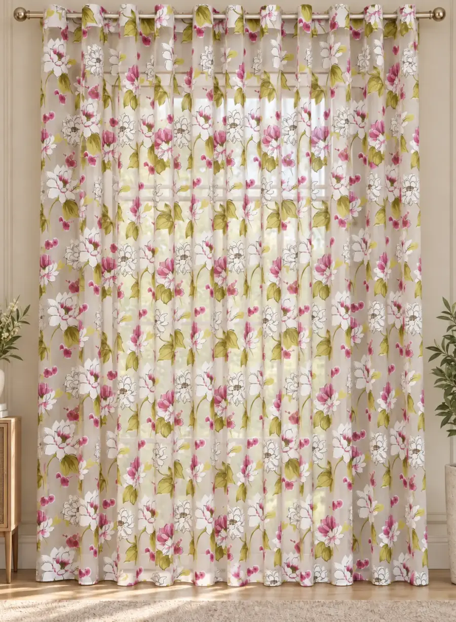 Тюль с рисунком Cattleya 1