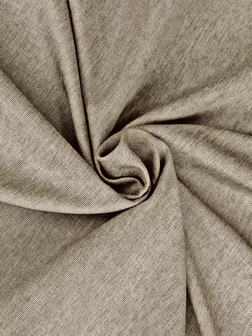 Песочно-бежевый материал под лен крупным планом - Sahara Linen, шторы под лен